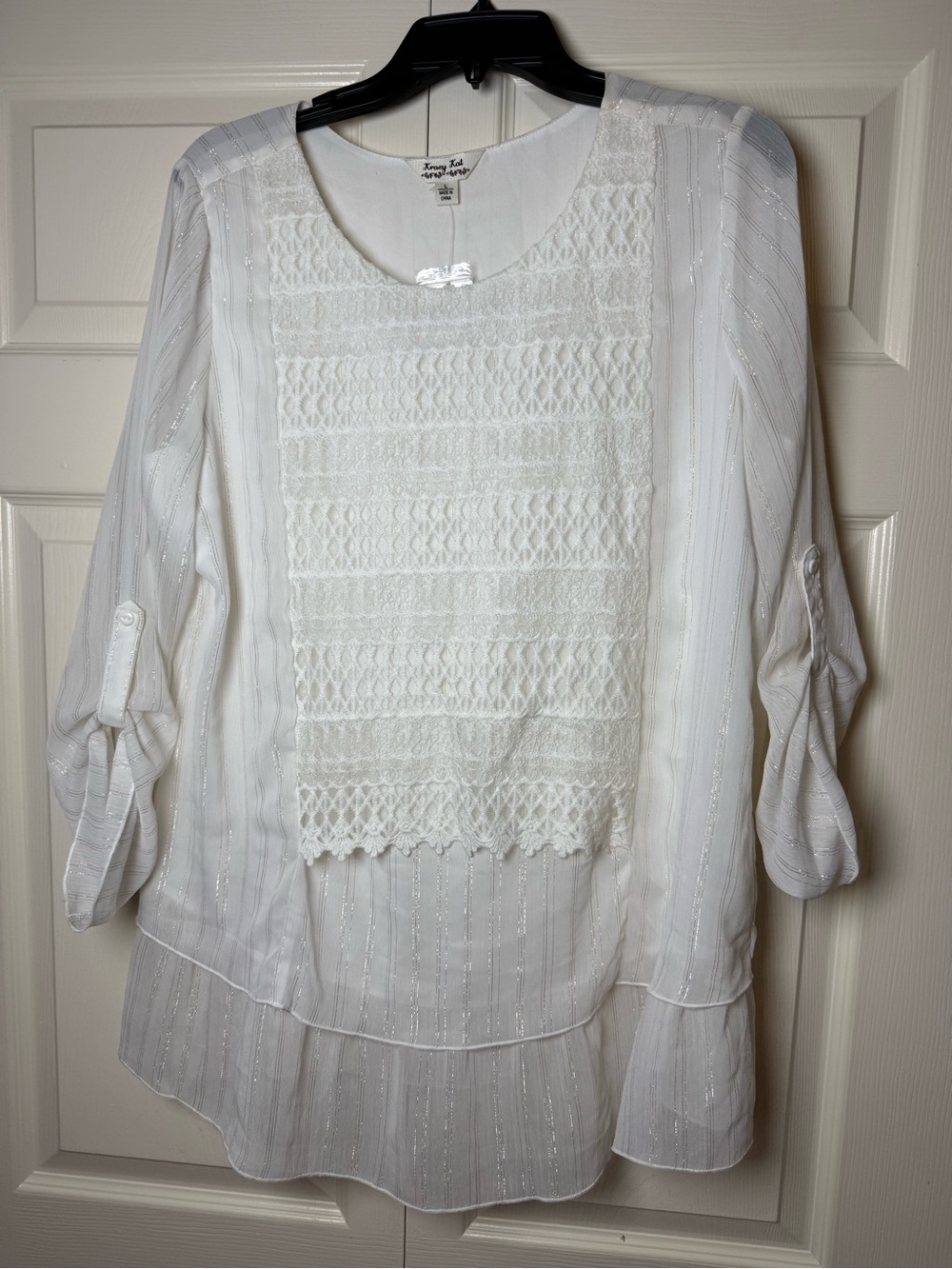 Krazy Kat Ivory Blouse‎ Top